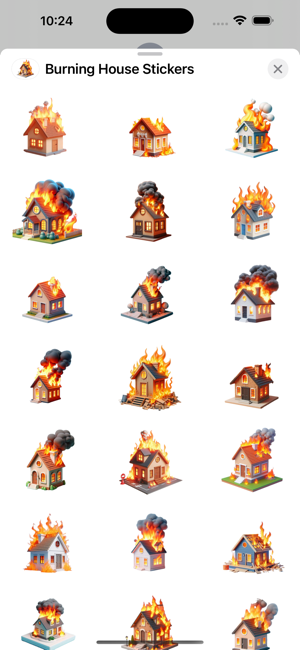 Burning House StickersiPhone版截图1