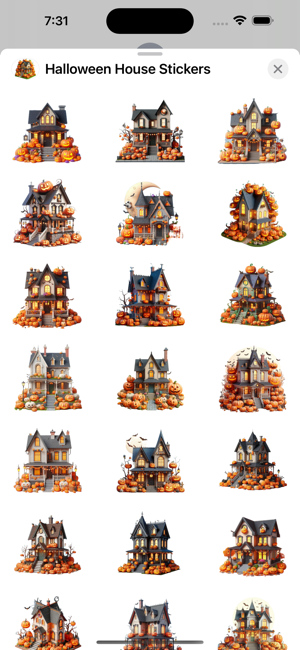 Halloween House StickersiPhone版截图1