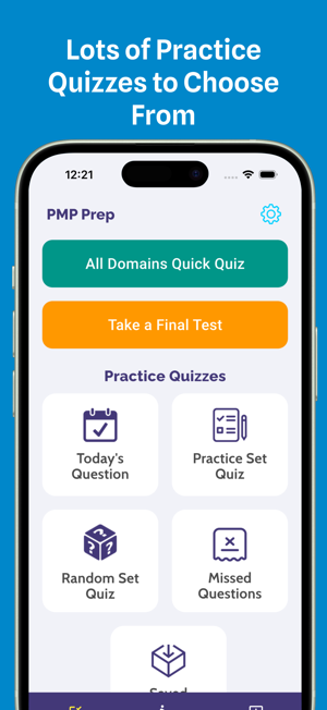 PMP Exam practiceiPhone版截图1