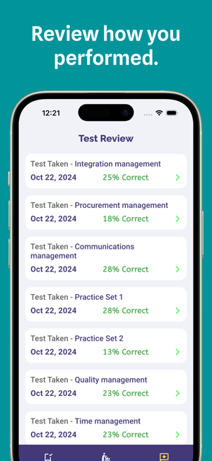 PMP Exam practiceiPhone版截图2