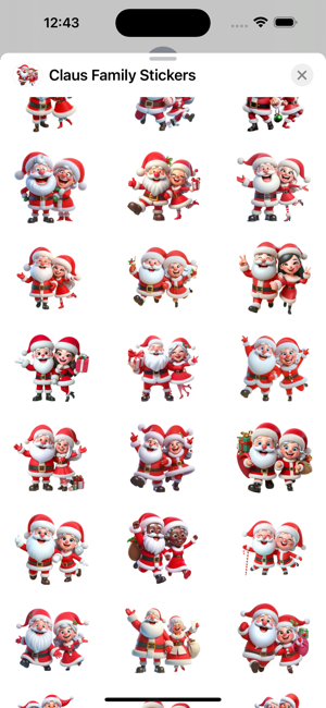 Claus Family StickersiPhone版截图2