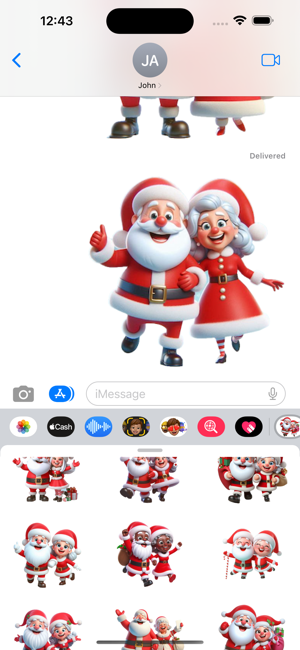 Claus Family StickersiPhone版截图5