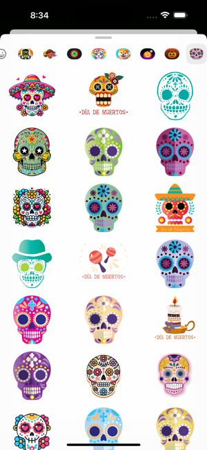 Calaveritas Skulls StickersiPhone版截图1