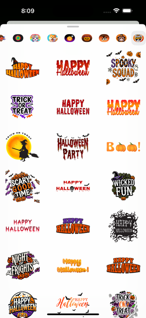 Spooky Phrases StickersiPhone版截图1