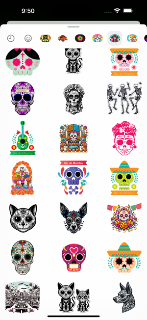 Dia de Muertos StickersiPhone版截图3