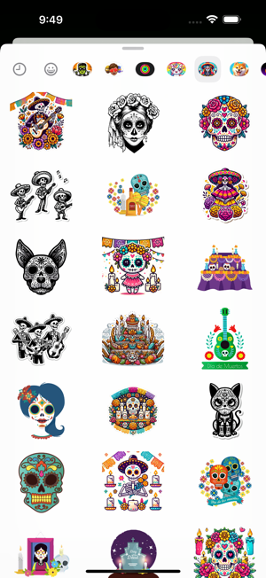 Dia de Muertos StickersiPhone版截图1