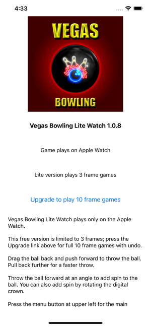 VegasBowlingLiteWatchiPhone版截图2