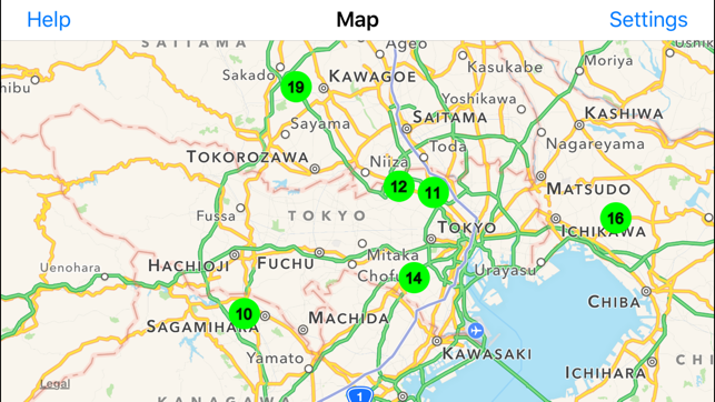 RadiationMapTrackerdisplaysworldwideradiationiPhone版截图3