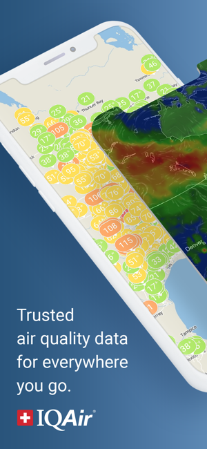 IQAir AirVisual | 空气质量预测 PM2.5iPhone版截图1