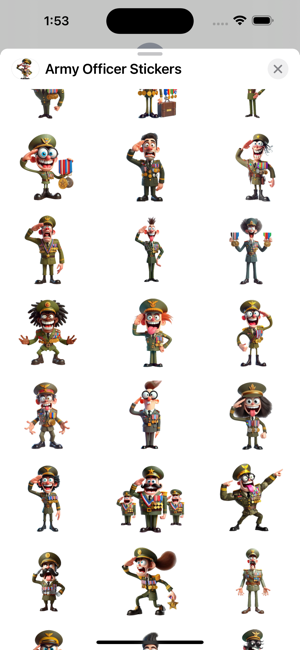 Army Officer StickersiPhone版截图2