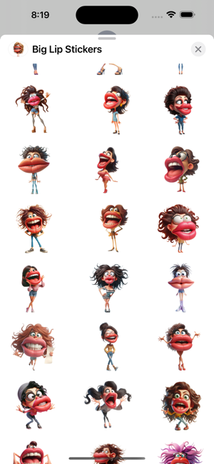 Big Lip StickersiPhone版截图2