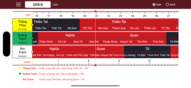 Thước Lỗ Ban Phong ThuỷiPhone版截图1