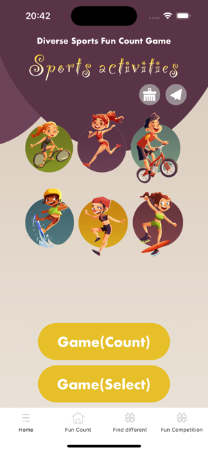 Diverse Sports Fun Count GameiPhone版截图1